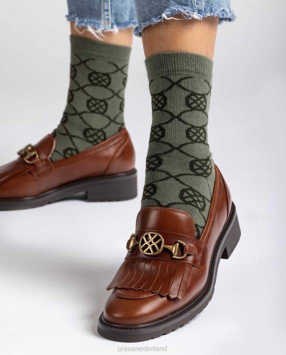 Unisa 02B01090 biologische katoenen sokken vrouwen groente