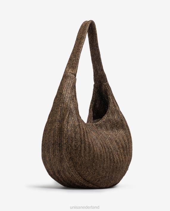 Unisa 02B01101 grote schoudertas vrouwen bruin