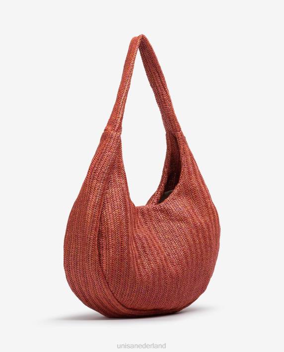 Unisa 02B01102 grote schoudertas vrouwen papaver