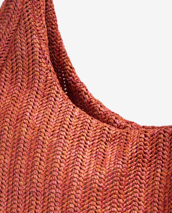 Unisa 02B01102 grote schoudertas vrouwen papaver