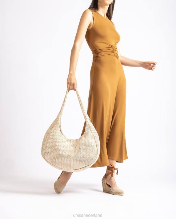 Unisa 02B01103 grote schoudertas vrouwen bruin