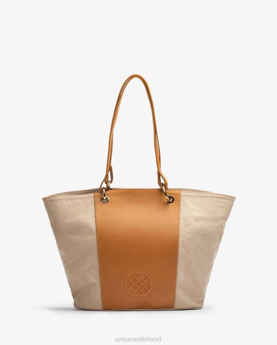 Unisa 02B01105 ecolino boodschappentas vrouwen bruin