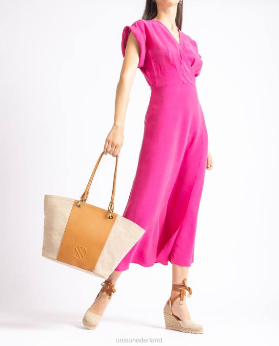 Unisa 02B01105 ecolino boodschappentas vrouwen bruin