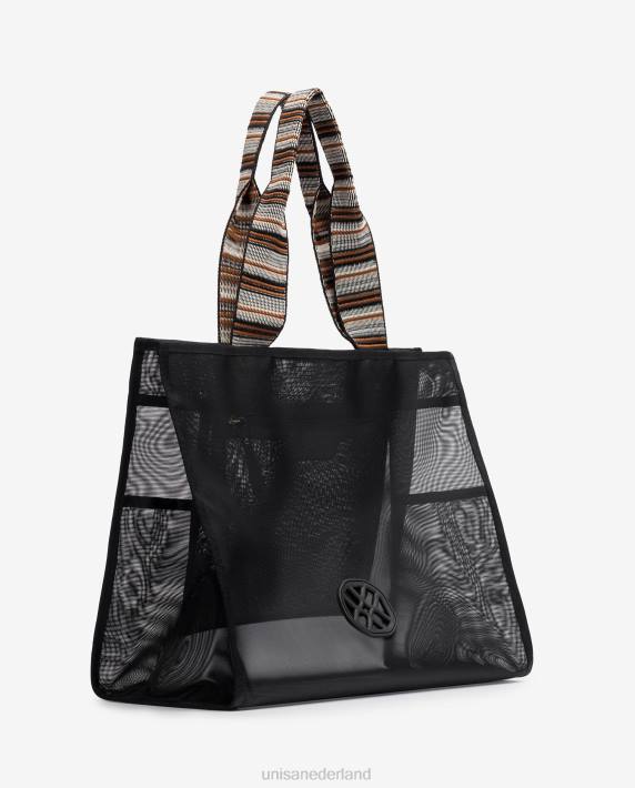 Unisa 02B01117 grote nettas vrouwen zwart