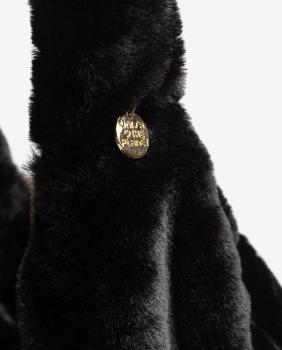 Unisa 02B01124 handtas van gerecyclede stof vrouwen zwart