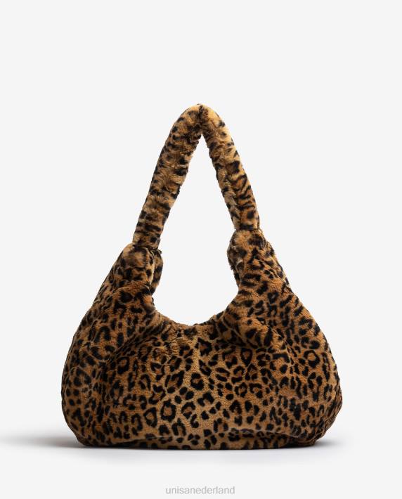 Unisa 02B01125 handtas van gerecyclede stof vrouwen zwart