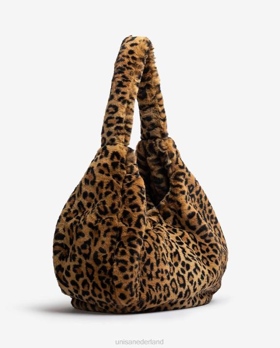 Unisa 02B01125 handtas van gerecyclede stof vrouwen zwart