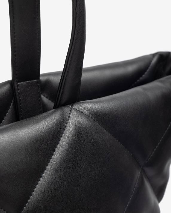 Unisa 02B01133 handtas met gewatteerd effect vrouwen zwart