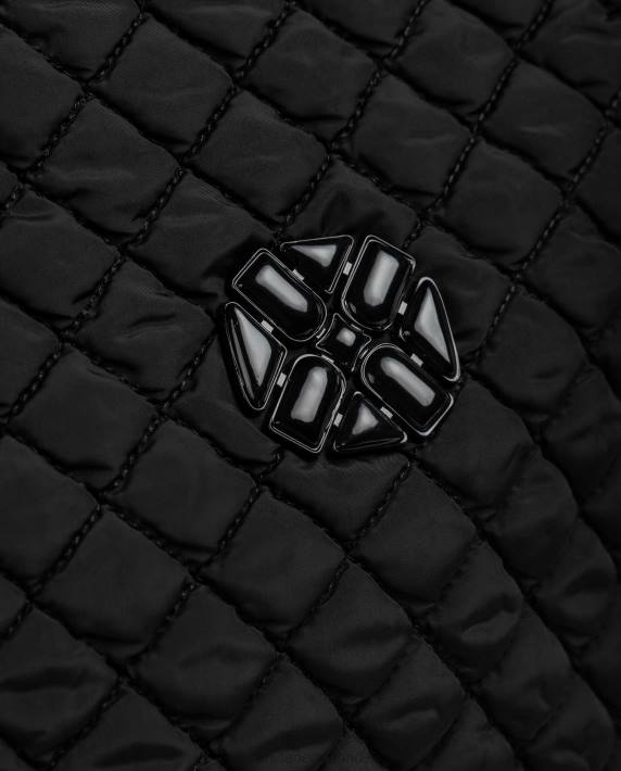 Unisa 02B01134 grote tas van gewatteerde stof vrouwen zwart