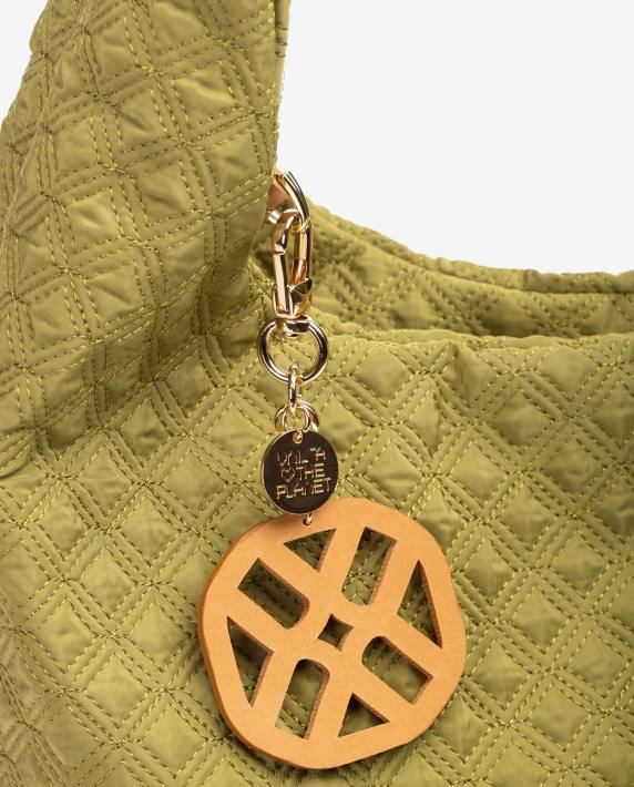 Unisa 02B01141 gewatteerde fluorescerende handtas vrouwen groente