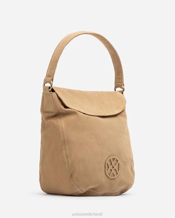 Unisa 02B01142 grote handtas met een monogram vrouwen bevallig