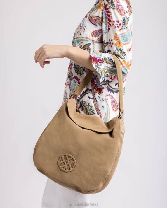 Unisa 02B01142 grote handtas met een monogram vrouwen bevallig