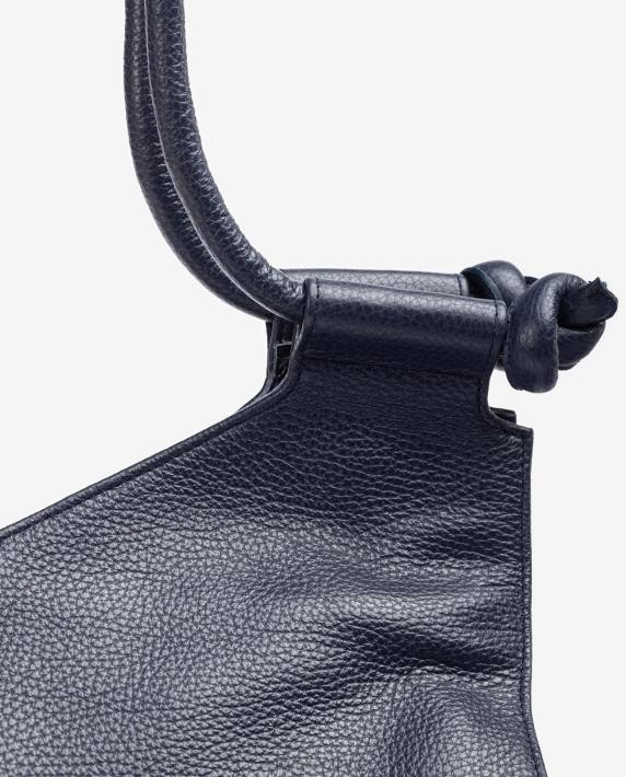 Unisa 02B01147 geknoopte schoudertas vrouwen blauw