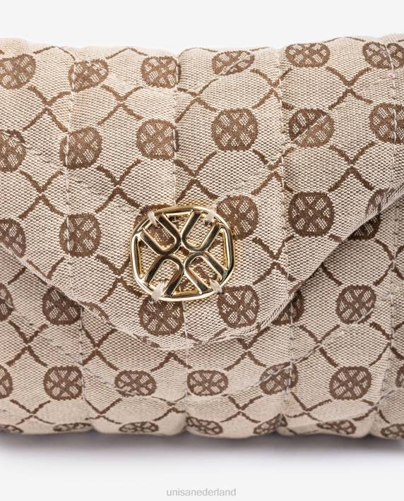 Unisa 02B01189 kleine handtas met gewatteerd effect vrouwen bevallig