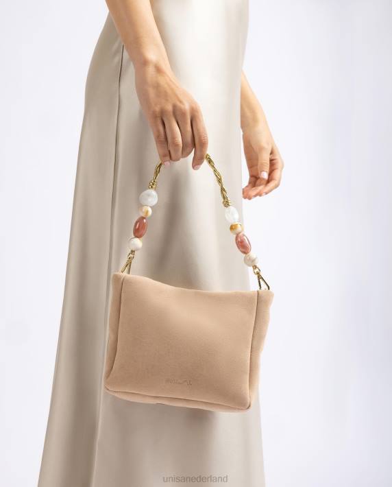 Unisa 02B01191 handtas met versiering vrouwen mode