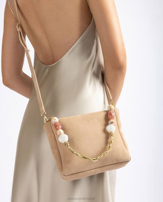 Unisa 02B01191 handtas met versiering vrouwen mode