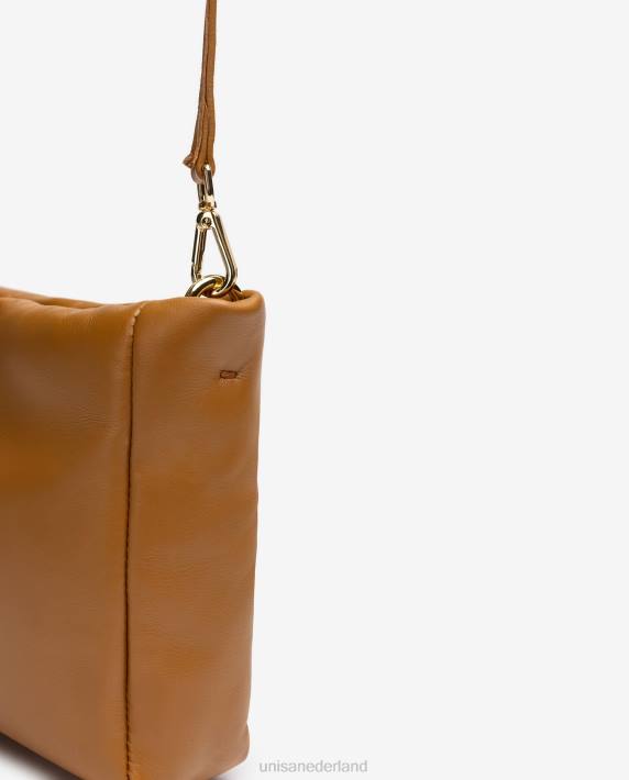 Unisa 02B01193 handtas met versiering vrouwen bruin