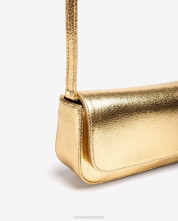 Unisa 02B01198 glanzende metallic feesthandtas vrouwen bevallig