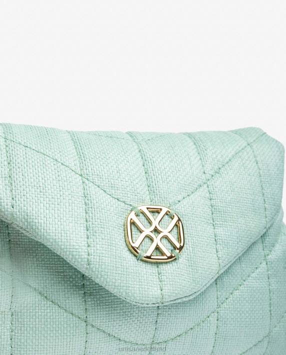 Unisa 02B01205 kleine handtas met gewatteerd effect vrouwen blauw