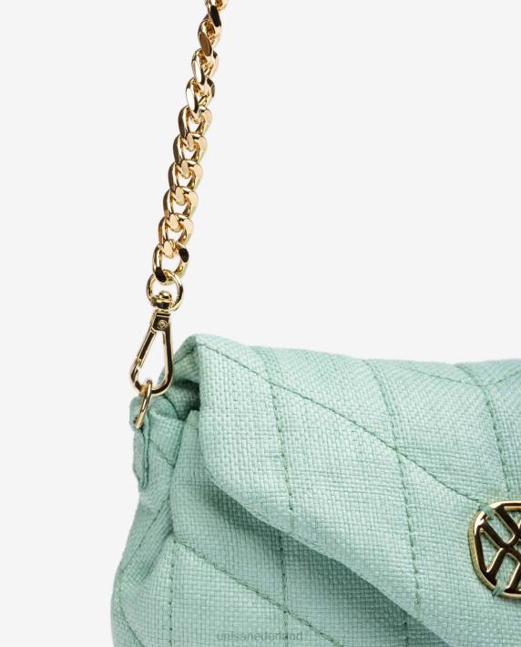 Unisa 02B01205 kleine handtas met gewatteerd effect vrouwen blauw