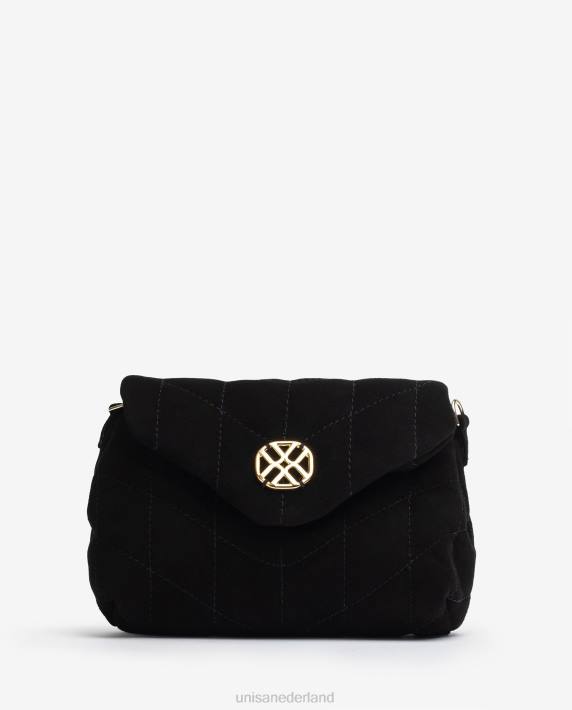 Unisa 02B01214 gevoerde handtas vrouwen zwart