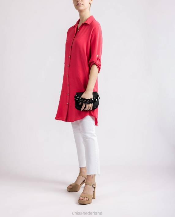 Unisa 02B01219 handtas met ketting vrouwen zwart