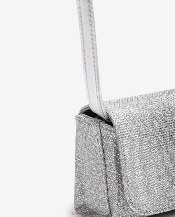 Unisa 02B01225 kleine handtas vrouwen zilver