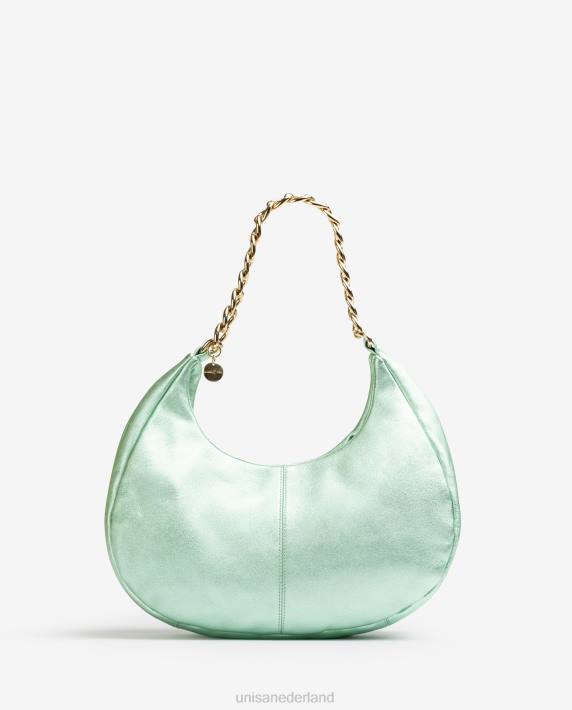 Unisa 02B01152 middelgrote schoudertas vrouwen blauw