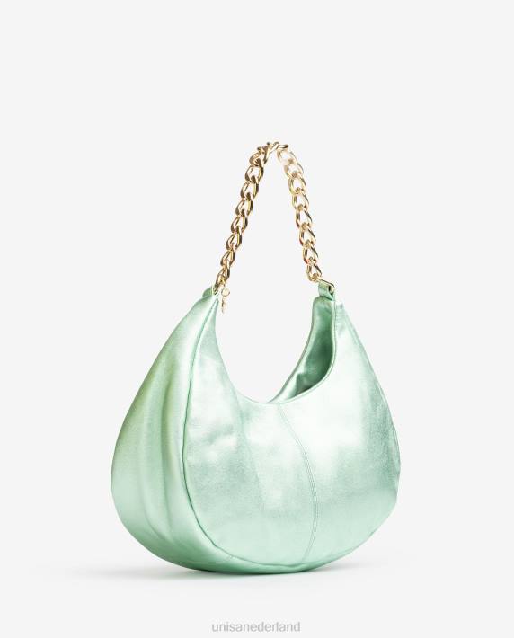 Unisa 02B01152 middelgrote schoudertas vrouwen blauw