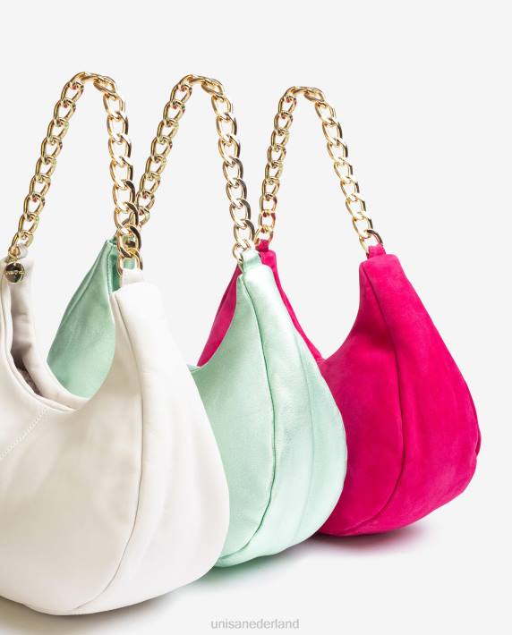 Unisa 02B01152 middelgrote schoudertas vrouwen blauw