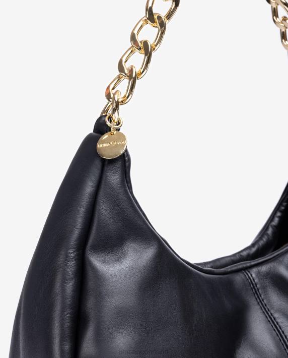 Unisa 02B01153 middelgrote schoudertas vrouwen zwart