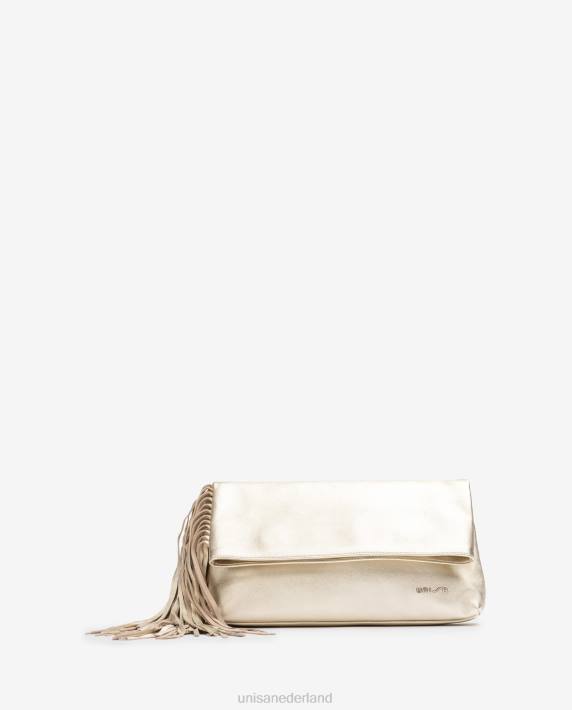 Unisa 02B01156 handtas met kwastjes vrouwen bevallig