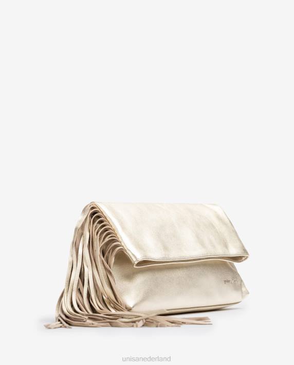 Unisa 02B01156 handtas met kwastjes vrouwen bevallig