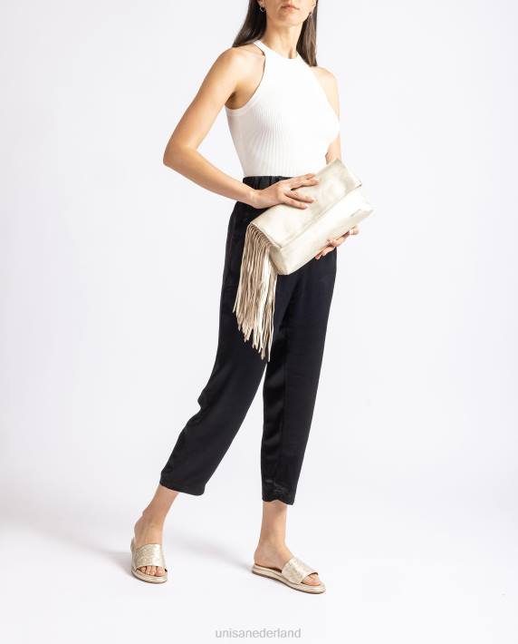 Unisa 02B01156 handtas met kwastjes vrouwen bevallig