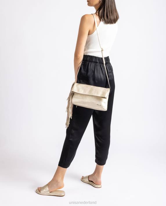 Unisa 02B01156 handtas met kwastjes vrouwen bevallig