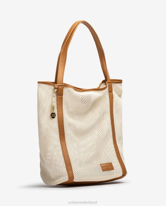 Unisa 02B01158 handtas van gerecyclede stof vrouwen bevallig