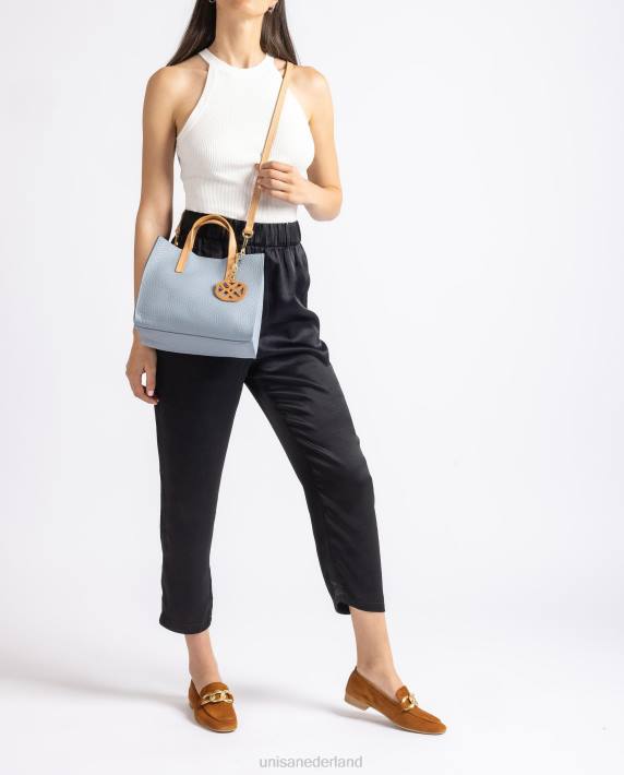Unisa 02B01161 kleine handtas met een handvat vrouwen blauw