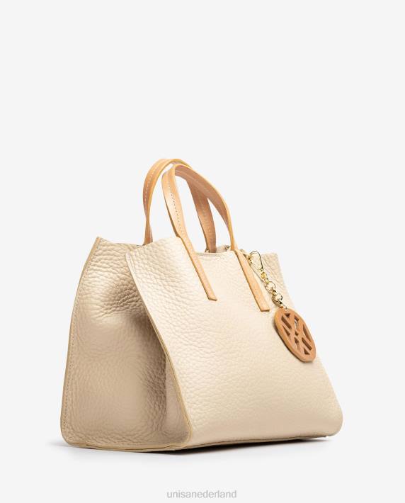 Unisa 02B01163 kleine handtas met een handvat vrouwen beige
