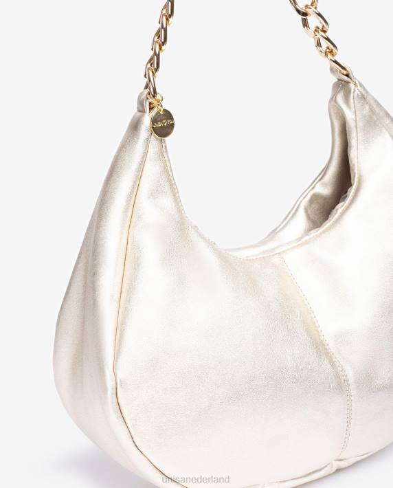 Unisa 02B01167 middelgrote schoudertas vrouwen goud