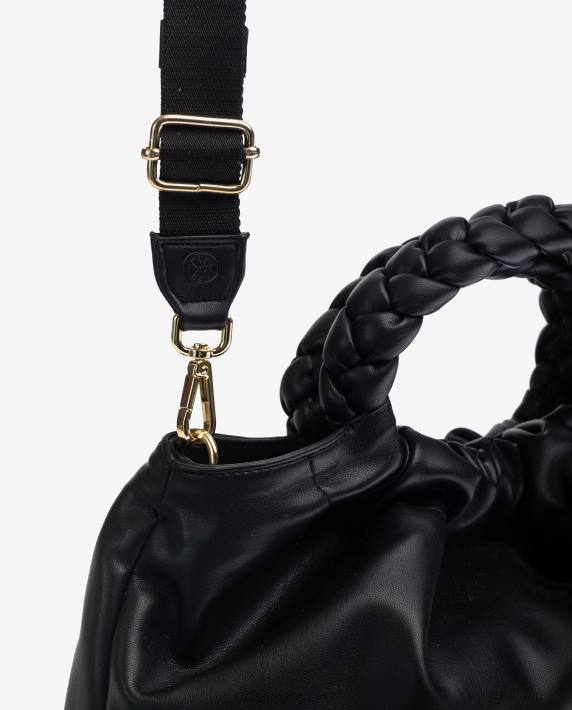 Unisa 02B01173 handtas met ronde handgreep vrouwen zwart