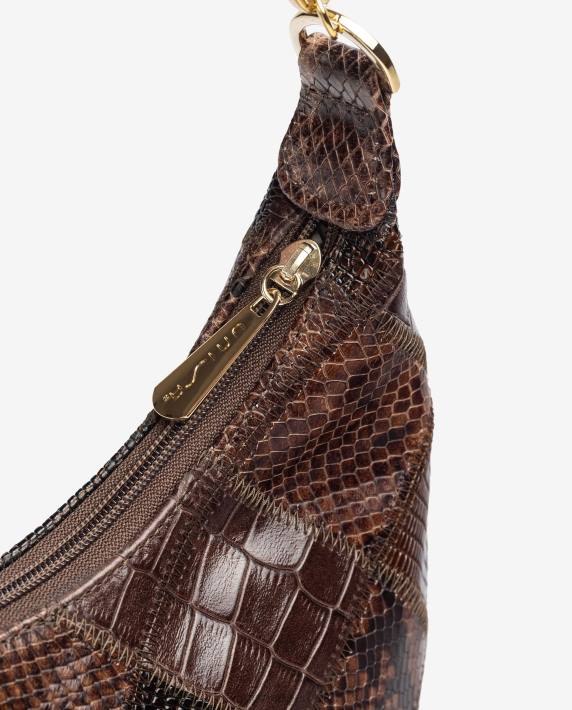 Unisa 02B01176 kleine patchwork tas vrouwen bevallig