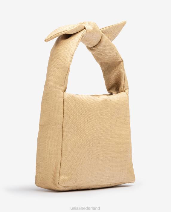 Unisa 02B01319 schoudertas met strik vrouwen mode