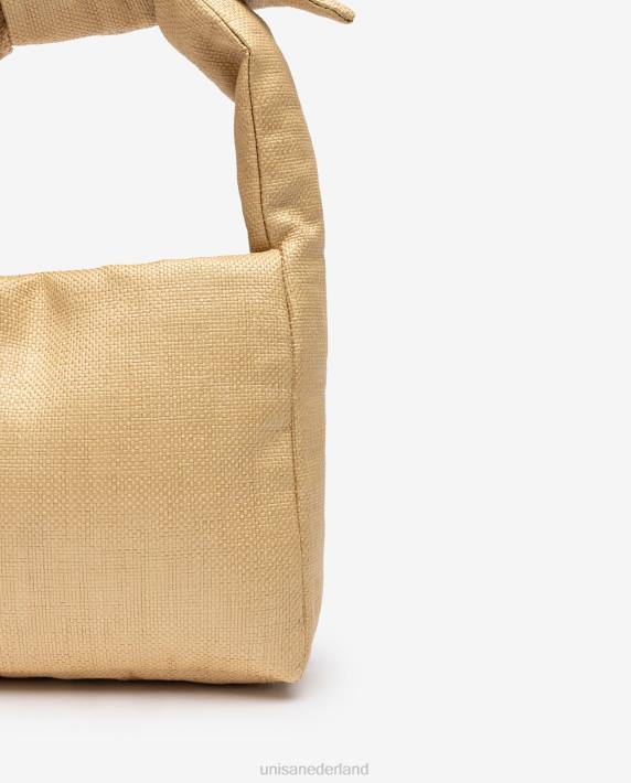 Unisa 02B01319 schoudertas met strik vrouwen mode