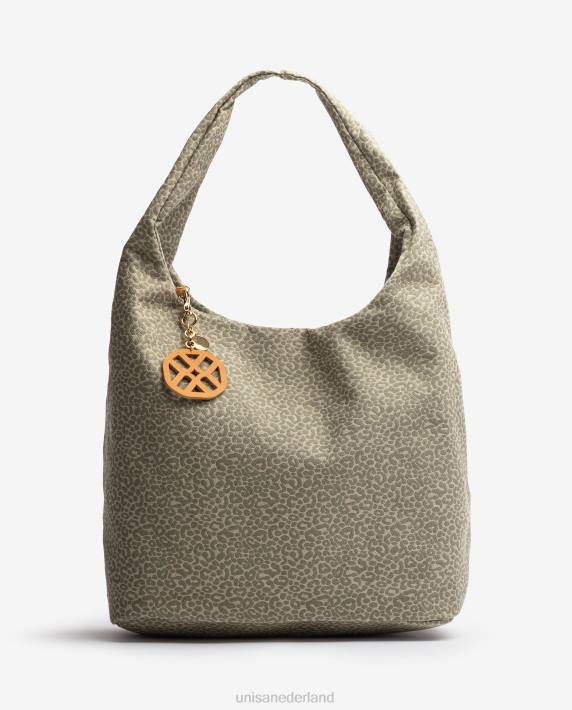 Unisa 02B01093 handtas van gerecyclede stof vrouwen groente