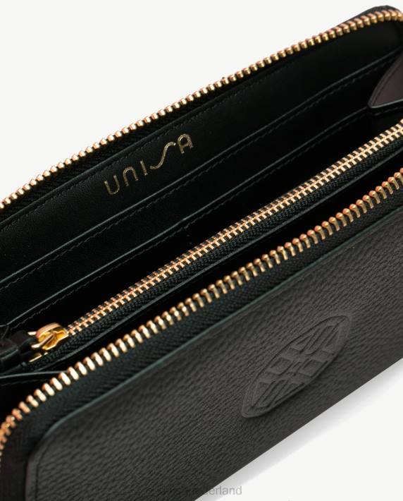 Unisa 02B01231 dunne portemonnee monogram vrouwen zwart