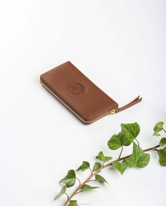 Unisa 02B01232 dunne portemonnee monogram vrouwen bruin