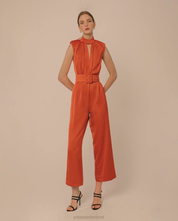 Unisa 02B01255 jumpsuit met schoudervullingen vrouwen bevallig