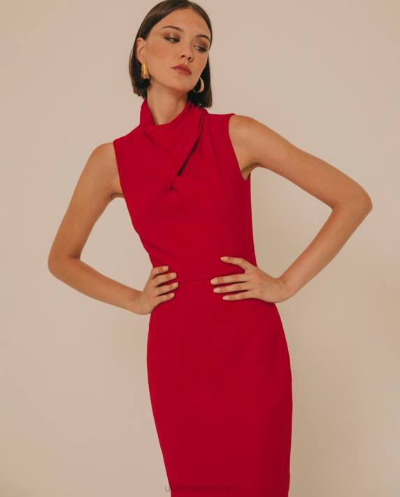 Unisa 02B01256 jurk met een opening aan de achterkant vrouwen mode