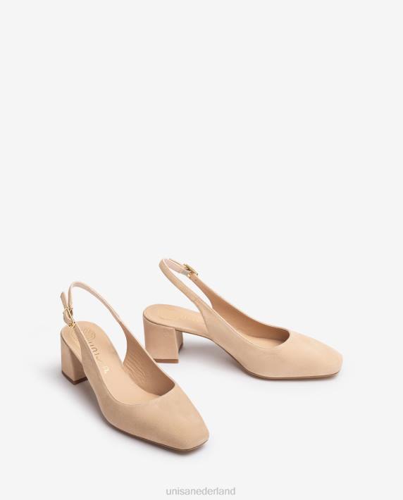 Unisa 02B0497 sling terug met een brede hak vrouwen bevallig