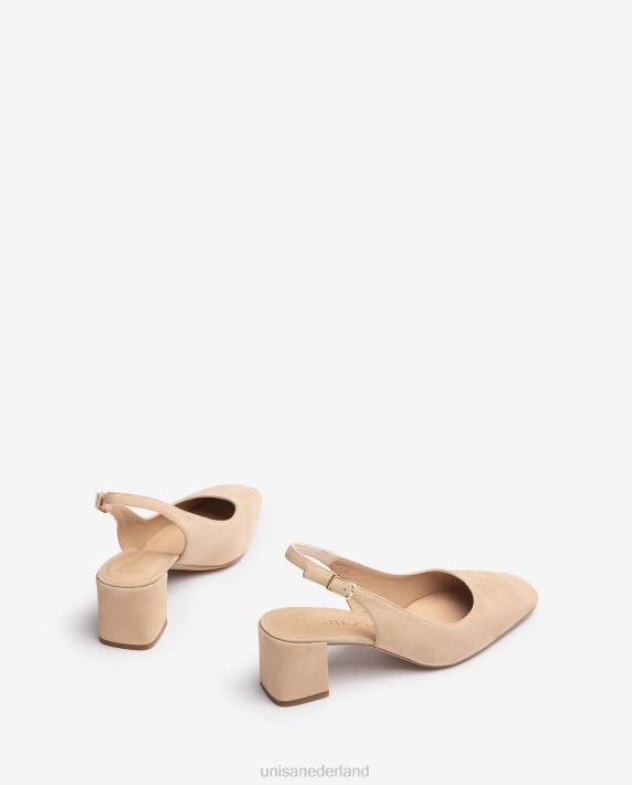 Unisa 02B0497 sling terug met een brede hak vrouwen bevallig